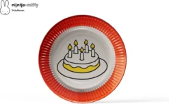 Nijntje Bougies Assiettes Jetables En Carton Miffy - 8 Pièces -Bébé Soldes Boutique 1200x737 1