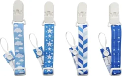 Attache-tétine Garçon - Zinaps Pack De 4 Tétines Bébé, Garçons, Ceinture Tétine Avec Attache, Longueur Réglable, Universel Sans Naam, Bleu (wk 02129) -Bébé Soldes Boutique 1200x748