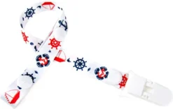 Cordon Sucette | Tétine | Cordon | Blanc | Bleu | Rouge | Ancre | Bébé | Chambre De Bébé | Cadeau De Maternité | Liste D'expulsion De Bébé | Heble |