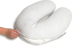 Doomoo Buddy Cover - Housse Pour Coussin D'allaitement Buddy - Coton Organique - 180 Cm - Chine White -Bébé Soldes Boutique 1200x760 3