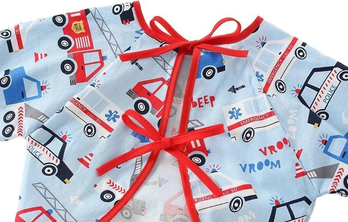 Tablier Enfant 'Vroom' Manches Longues - Bavoir à Manches - Bavoir Little Hippo - Imperméable - Artisanat - Tablier Enfant - 12 à 36 Mois 3 Tablier Enfant 'Vroom' Manches Longues - Bavoir à Manches - Bavoir Little Hippo - Imperméable - Artisanat - Tablier Enfant - 12 à 36 Mois – Image 3