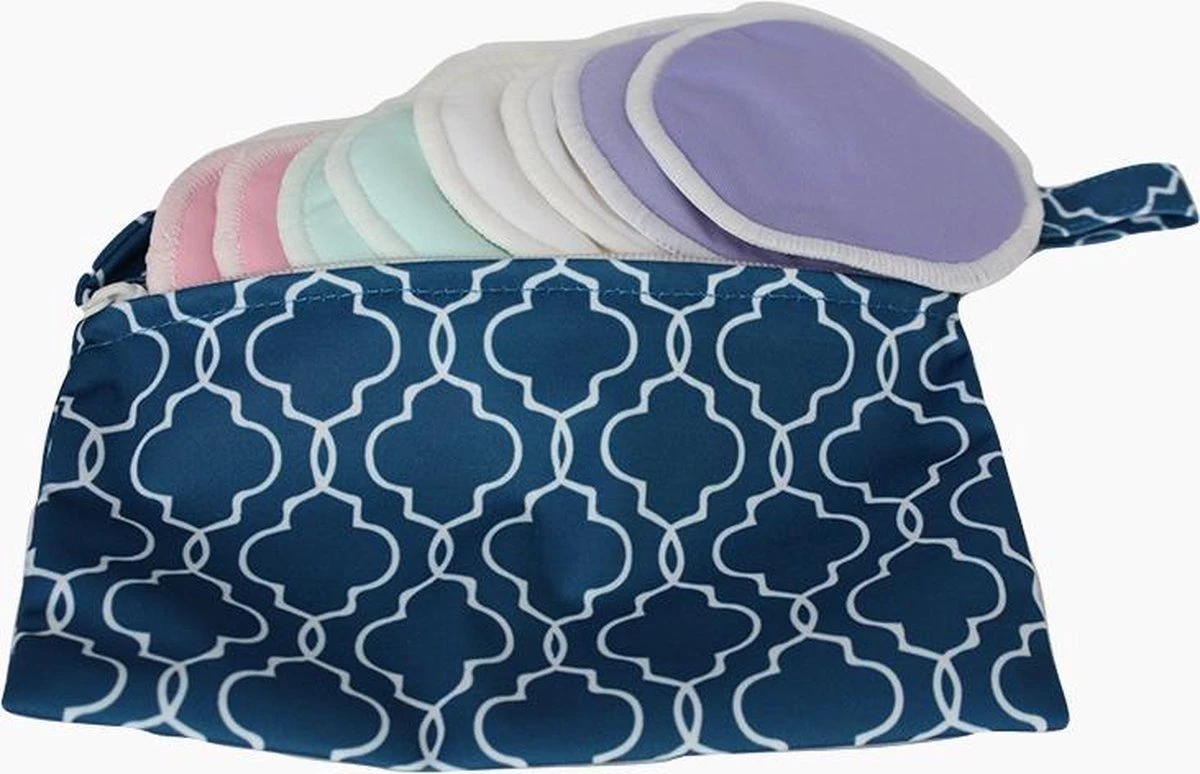 Coussinets D'allaitement Lavables / Coussinets D'allaitement En Bambou Petit, Avec Sac De Rangement (choisi Au Hasard) 1 Coussinets D'allaitement Lavables / Coussinets D'allaitement En Bambou Petit, Avec Sac De Rangement (choisi Au Hasard)