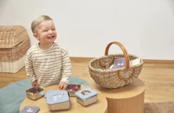 LÄSSIG Boîte à Collation Inox | Acier 3 Pac Assortiment Tiny | Blue Fermier | Lassig -Bébé Soldes Boutique 1200x777