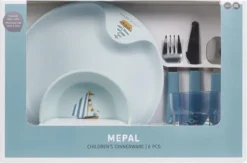 Mepal Mio - Service De Vaisselle Vaisselle Pour Enfants 6 Pièces - Se Compose D'une Assiette, D'un Bol, D'un Verre Et De Couverts - Baie Des Marins - Léger - Peut Prendre Des Coups -Bébé Soldes Boutique 1200x791 5