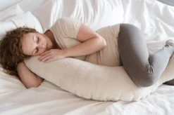 Coussin Baby's Only - Oreiller De Grossesse - Oreiller De Couchage Latéral - Oreiller De Corps Confortable - Argile - 180 Cm - Extra Doux -Bébé Soldes Boutique 1200x799 16