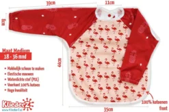 Bavoir Avec Manches Set 2 Pièces | Bavoir Manches Longues KliederZ 18-36 Mois | Bavoir Enfant Fille Art Aborigène & Flamant Rose LB03 -Bébé Soldes Boutique 1200x799 35