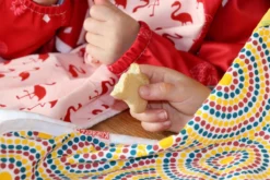 Bavoir Avec Manches Set 2 Pièces | Bavoir Manches Longues KliederZ 18-36 Mois | Bavoir Enfant Fille Art Aborigène & Flamant Rose LB03 -Bébé Soldes Boutique 1200x800 160