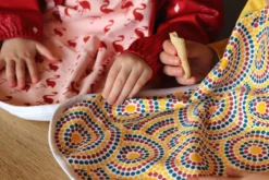 Bavoir Avec Manches Set 2 Pièces | Bavoir Manches Longues KliederZ 18-36 Mois | Bavoir Enfant Fille Art Aborigène & Flamant Rose LB03 -Bébé Soldes Boutique 1200x800 165