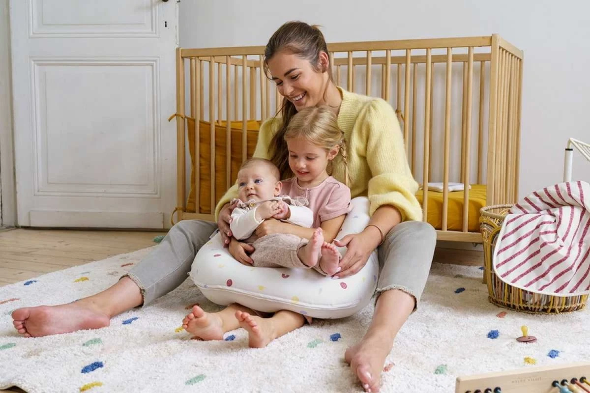 Doomoo Softy - Petit Coussin D'allaitement - Billes Ultra Fines Et Silencieuses - Coton Organique - 150 Cm - Happy Colors 6 Doomoo Softy - Petit Coussin D'allaitement - Billes Ultra Fines Et Silencieuses - Coton Organique - 150 Cm - Happy Colors – Image 6