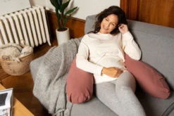 Doomoo Basics - Housse Comfy Big - Housse Pour Coussin D'allaitement Comfy Big - Coton Bio - 190 Cm - Tetra Brick -Bébé Soldes Boutique 1200x801 13