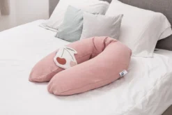 Doomoo Basics Comfy Big - Coussin D'allaitement - Coton Biologique - 190cm - Tetra Pink -Bébé Soldes Boutique 1200x801 5
