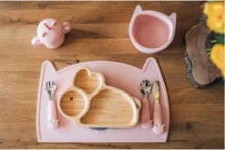 FreeON Gobelet En Siliconen Avec Paille Et Poignées - Gobelet En Paille Pour Bébé - Tout-petit Et Tout-petit - Kitty - Rose -Bébé Soldes Boutique 1200x804 5