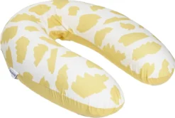 Doomoo Buddy - Coussin D'allaitement Et De Grossesse - Coton Organique - 180cm - Brushes Yellow -Bébé Soldes Boutique 1200x806 2