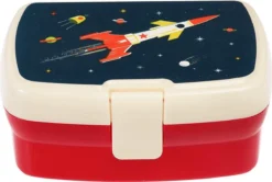 Boîte à Lunch Rex London Avec Insert Et Clip Couvercle Espace / Fusée