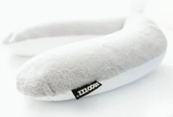 Coussin D'allaitement Snoozzz Coussin De Grossesse Avec Housse Extra Douce Teddy Blanc - 185 Cm