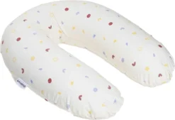 Doomoo Buddy - Coussin D'allaitement Et De Grossesse - Coton Organique - 180cm - Happy Colors -Bébé Soldes Boutique 1200x820 2