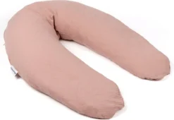 Doomoo Basics Comfy Big - Coussin D'allaitement - Coton Biologique - 190cm - Tetra Pink -Bébé Soldes Boutique 1200x826 1