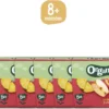 Coupes De Fruits Organix - Pomme Et Ananas + Pomme Et Mango - Collations Pour Bébé - Collations Aux Fruits à Grignoter - Aliments Pour Bébé 100 % Bio - Geen Additifs Inutiles - 8 Mois Et Plus - 24 Pièces