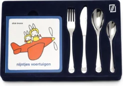 Zilverstad Pour Enfants Véhicules Miffy, 4 Pièces, En Acier Inoxydable, Avec Livret De Lecture Véhicules Miffy AVEC GRAVURE DE NOM -Bébé Soldes Boutique 1200x839