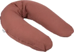 Doomoo Basics - Housse Comfy Big - Housse Pour Coussin D'allaitement Comfy Big - Coton Bio - 190 Cm - Tetra Brick -Bébé Soldes Boutique 1200x849 2