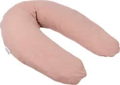 Doomoo Basics Comfy Big - Coussin D'allaitement - Coton Biologique - 190cm - Tetra Pink -Bébé Soldes Boutique 1200x850 2