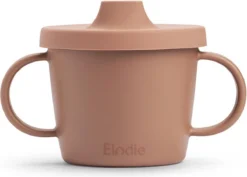 Elodie - Gobelet Bec - Gobelet Bébé - Gobelet Anti-fuite - Gobelet Avec Couvercle Bébé - Soft Terracotta