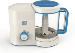 Saro Mini Chef 5 En 1 - Robot Cuiseur - Cuiseur - Hacher - Préparer - Chauffe Biberon - Stériliser Les Tétines