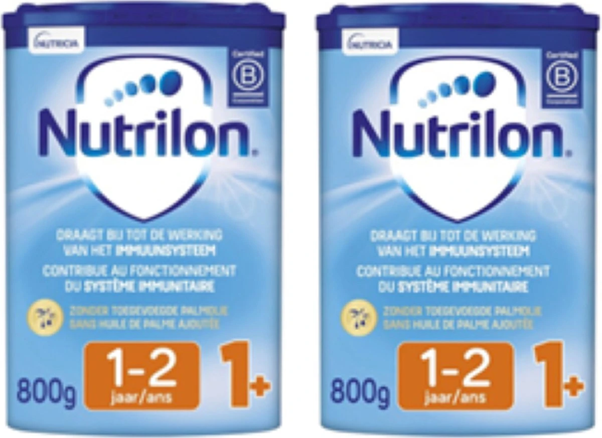 2x Nutrilon - Lait De Croissance Pour Tout-petits 1+ Lait En Poudre (à Partir De 12 Mois) - 800g 1 2x Nutrilon - Lait De Croissance Pour Tout-petits 1+ Lait En Poudre (à Partir De 12 Mois) - 800g
