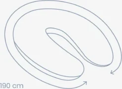 Doomoo Basics Comfy Big - Coussin D'allaitement - Coton Biologique - 190cm - Tetra Ocre -Bébé Soldes Boutique 1200x883 1