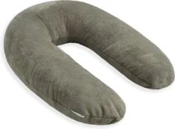 Coussin Baby's Only - Oreiller De Grossesse - Oreiller De Couchage Latéral - Oreiller De Corps Cosy - Vert Urbain - 180 Cm - Extra Doux