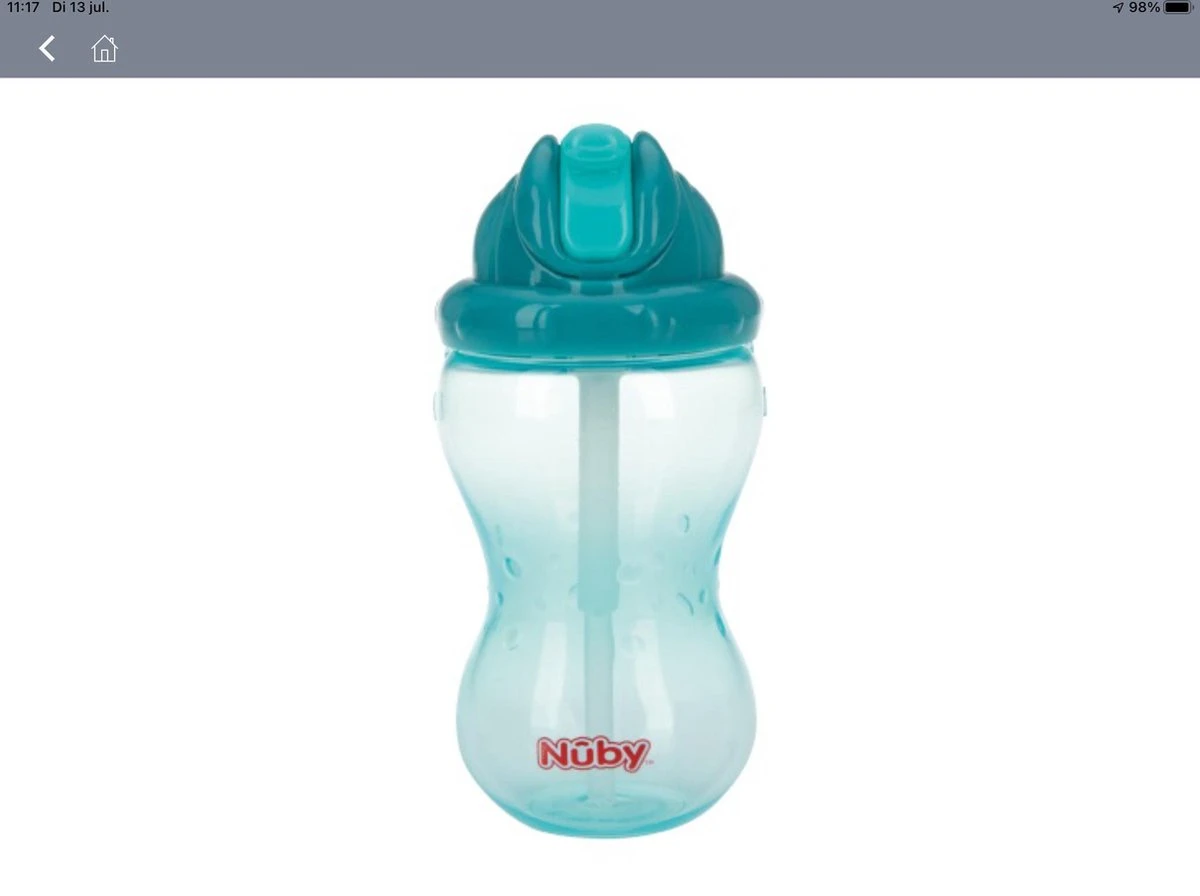 Nuby Nûby - Gobelet D'entraînement - Gobelet Anti-déversement Flip-It™ - Aqua - 360ml - 12m+ 4 Nuby Nûby - Gobelet D'entraînement - Gobelet Anti-déversement Flip-It™ - Aqua - 360ml - 12m+ – Image 4