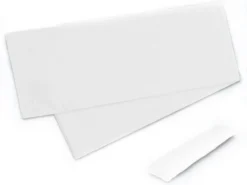 Housse De Coussin D'allaitement Meisterhome - 40x145cm - Blanc - 2 Pièces