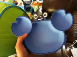 Ventouse En Siliconen Pour Tout-petits – Assiette Et Bol Partagés Pour Bébé Et Tout-petit, S'adapte à La Plupart Des Chaises Hautes, Sans BPA, Passe Au Lave-vaisselle Au Micro-ondes.