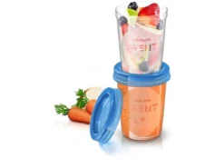 Philips Avent SCF619 05 Tasses De Conservation Pour Aliments Pour Bébés - 180 Ml - 5 Pièces