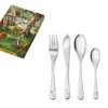 Ensemble De 4 Couverts Pour Enfants Zilverstad Forest Animals - Acier Inoxydable