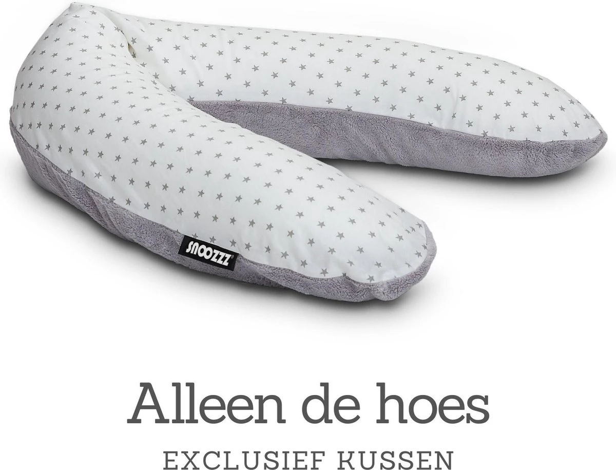 Housse De Coussin D'allaitement Snoozzz - Housse Extra Douce Pour Oreiller D'allaitement - Extra Douce Mini Star - 185 Cm 2 Housse De Coussin D'allaitement Snoozzz - Housse Extra Douce Pour Oreiller D'allaitement - Extra Douce Mini Star - 185 Cm – Image 2