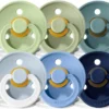 Tétines BIBS | Tétines Mélange Mer Et Ciel | Set De 6 Pièces | ENSEMBLE AVANTAGE | Bleu - Sucette Bleue Lueur Verte | Sucette Sucette | Nourrisson | Taille 2 - âge 6-18 Mois|