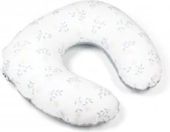 Doomoo Softy - Petit Coussin D'allaitement - Billes Ultra Fines Et Silencieuses - Coton Organique - 150 Cm - Spring Blue -Bébé Soldes Boutique 1200x933 4