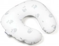 Doomoo Softy - Petit Coussin D'allaitement - Billes Ultra Fines Et Silencieuses - Coton Organique - 150 Cm - Fox Grey -Bébé Soldes Boutique 1200x939 3