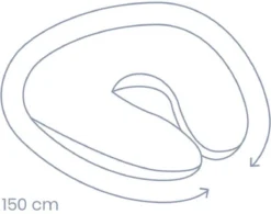 Doomoo Softy - Petit Coussin D'allaitement - Billes Ultra Fines Et Silencieuses - Coton Organique - 150 Cm - Green Forest -Bébé Soldes Boutique 1200x945 3