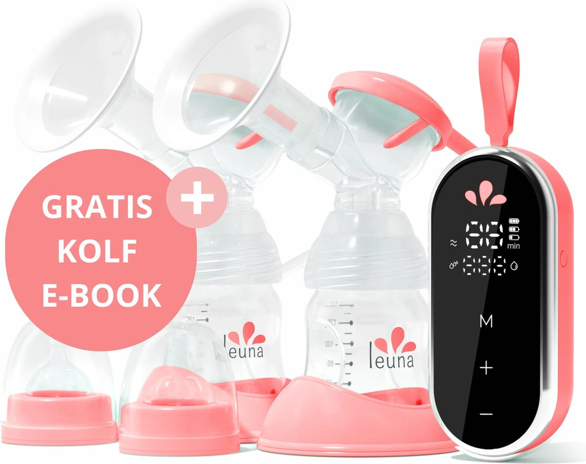 Leuna Comfort - Tire-lait électrique - Tire-lait Double - Batterie Rechargeable - Nettoyage Facile - Pompe Silencieuse - Dispositif De Pompe - Tire-lait - Tire-lait - Tire-lait - Rouge/rose 1 Leuna Comfort - Tire-lait électrique - Tire-lait Double - Batterie Rechargeable - Nettoyage Facile - Pompe Silencieuse - Dispositif De Pompe - Tire-lait - Tire-lait - Tire-lait - Rouge/rose