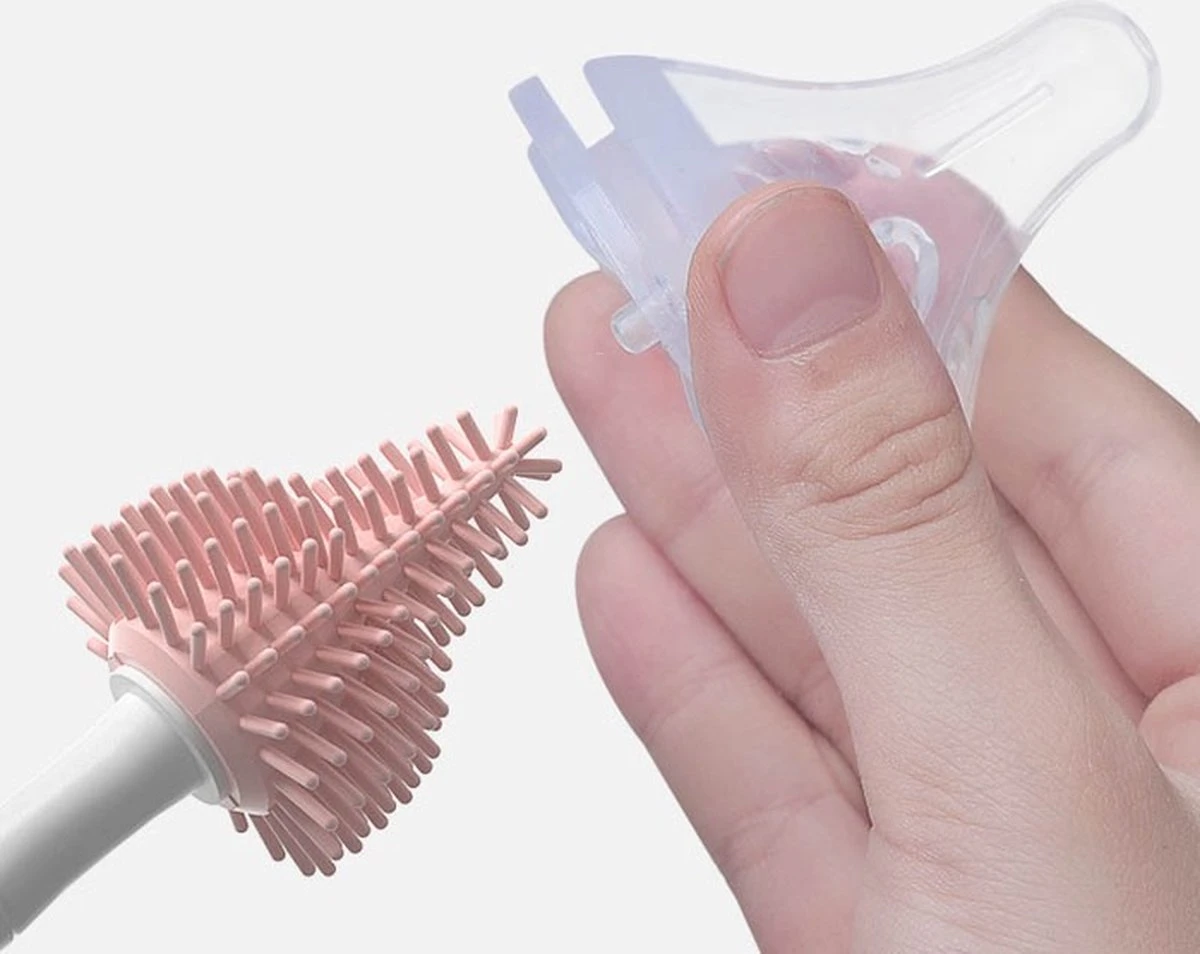 Youha® Goupillons Pour Biberons En Siliconen - 3 X Goupillons Pour Biberons - Brosse Pour Tétine, Tubes, Tuyaux Et Biberons - Nettoyage Facile - Tétines - Nettoyage Des Biberons - Couleur : Rose 3 Youha® Goupillons Pour Biberons En Siliconen - 3 X Goupillons Pour Biberons - Brosse Pour Tétine, Tubes, Tuyaux Et Biberons - Nettoyage Facile - Tétines - Nettoyage Des Biberons - Couleur : Rose – Image 3