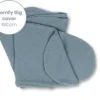 Doomoo Basics - Housse Comfy Big - Housse Pour Coussin D'allaitement Comfy Big - Coton Bio - 190 Cm - Tetra Blue