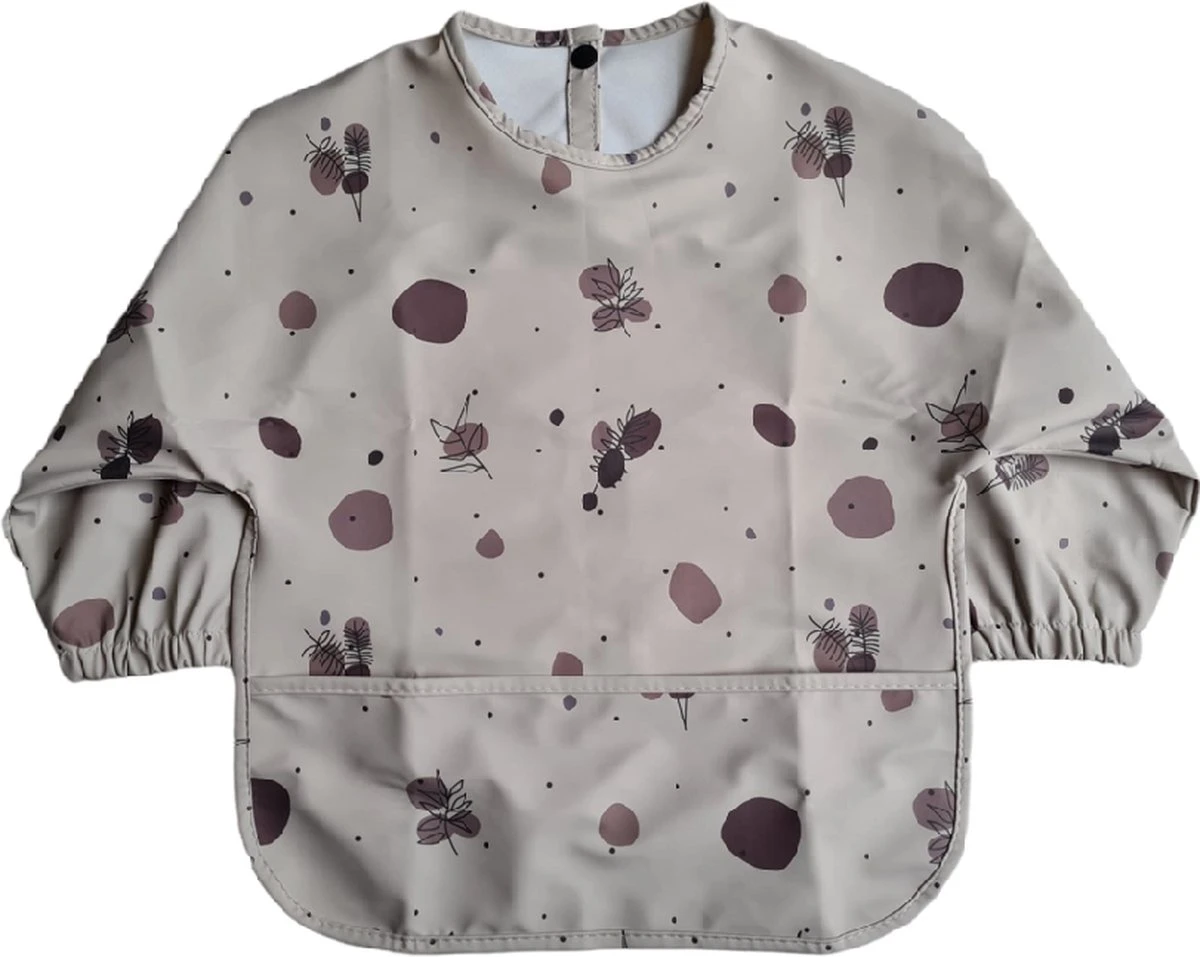 Bavoir - Tablier - Imperméable - Avec Manche - Tablier Enfant - Bavoir Avec Manches - Déperlant - Artisanat - Tablier Klieder - Avec Bidon - 6 à 12 Mois - Marron Beige 1 Bavoir - Tablier - Imperméable - Avec Manche - Tablier Enfant - Bavoir Avec Manches - Déperlant - Artisanat - Tablier Klieder - Avec Bidon - 6 à 12 Mois - Marron Beige