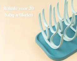 Flouer Etendoir Bouteilles - Etendoir Biberons Bébé - Etendoir Bouteilles Bébé - Rack - Etendoir Biberon - Blauw -Bébé Soldes Boutique 1200x960 1