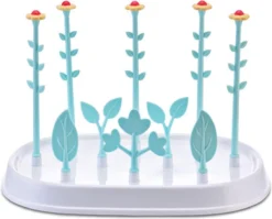 Porte-bouteilles Baby-mixer 2 X égouttoir Porte-biberons Porte-biberons Porte-biberon étendoir Pour Biberons Tétines Tasses Et Accessoires Sans Bpa Blanc / Bleu Porte-biberon - (WK 02123) -Bébé Soldes Boutique 1200x966