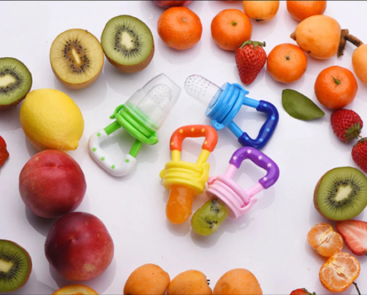 Sucette Aux Fruits - Sucette Pour Nourriture Pour Bébé - Nourriture Pour Bébé - Couverts Couverts Pour Enfants - Blauw - 4 En 1 - Introduction à L' Alimentation 11 Sucette Aux Fruits - Sucette Pour Nourriture Pour Bébé - Nourriture Pour Bébé - Couverts Couverts Pour Enfants - Blauw - 4 En 1 - Introduction à L' Alimentation – Image 11