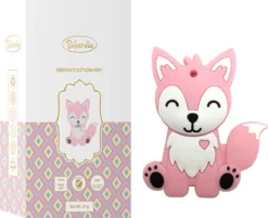 Jouet De Dentition Biberoia® - Chien - Bébé - Jouet De Dentition Rafraîchissant - Jouet De Dentition - Jouets De Dentition - Jouets Bébé - Speelgoed De Jouets De Bain - Rose