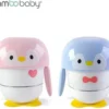 Assiettes Pour Enfants - Vaisselle Pour Enfants Pour Vaisselle Pour Enfants - Porcelaine De Vaisselle Pour Enfants Siliconen - Pingouin Portable - Blauw