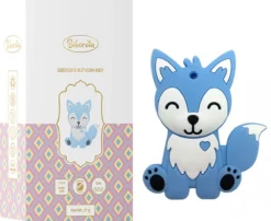 Jouet De Dentition Biberoia® - Chien - Bébé - Jouet De Dentition Rafraîchissant - Jouet De Dentition - Jouets De Dentition - Jouets Bébé - Speelgoed De Jouets De Bain - Blauw